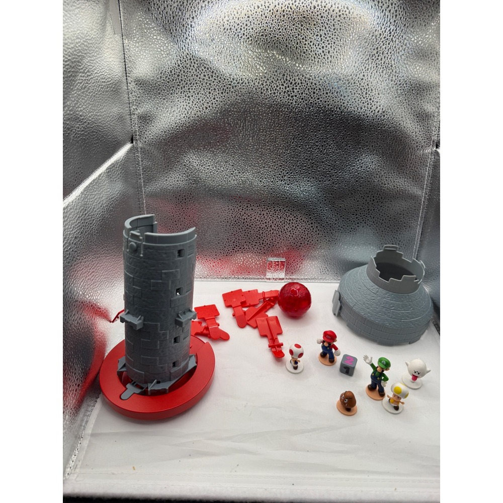 Super Mario Blow Up! Shaky Tower Balancing Game - Tabletop Skill and Action Game